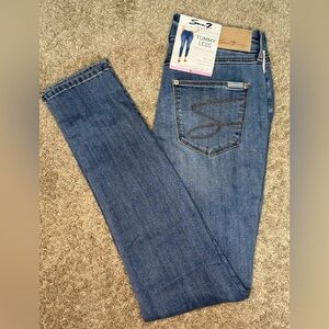 Seven7 Women's Jeans, Tummy Less, High Rise, Skinny Fit, Size 6